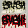 Custom Hand Painted Shipping Label Splash Tag Stickers
