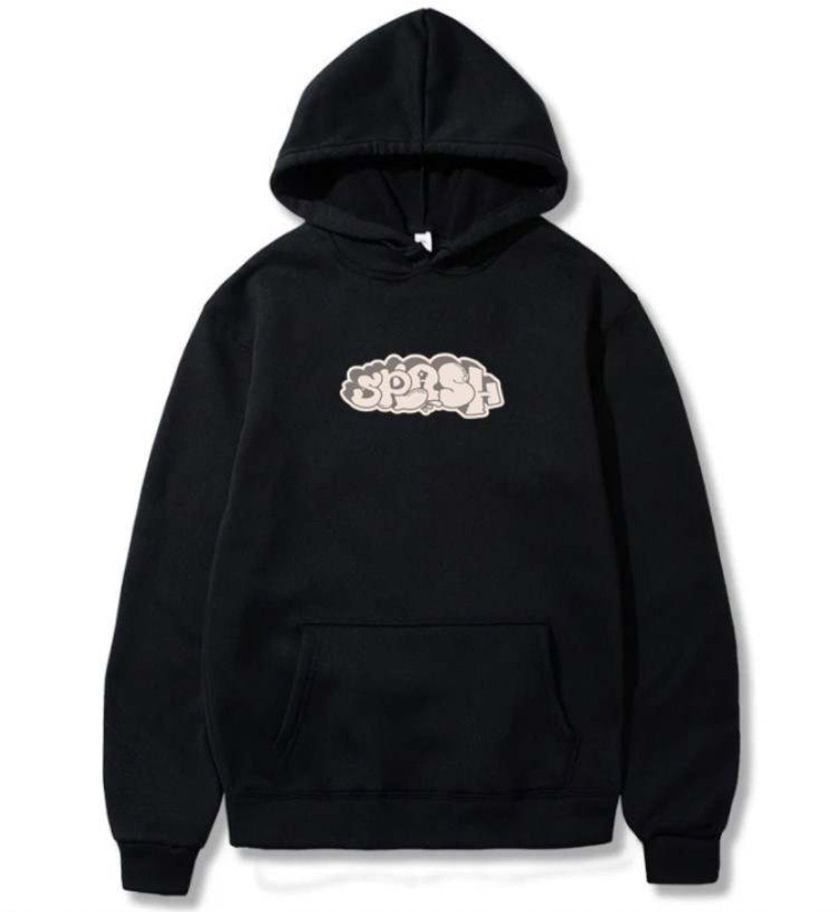 *PRE-ORDER* OG Graffiti Beige/Grey Throwie Splash Genetics Hooded Sweatshirt (BLACK)