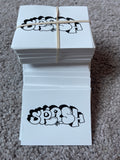 2.13” x 2.75” OG Graffiti Throwie Splash White Box Logo Waterproof vinyl sticker