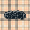 3” x 3” British Designer Plaid OG Splash Graffiti Logo Matte Finish Vinyl Waterproof Sticker